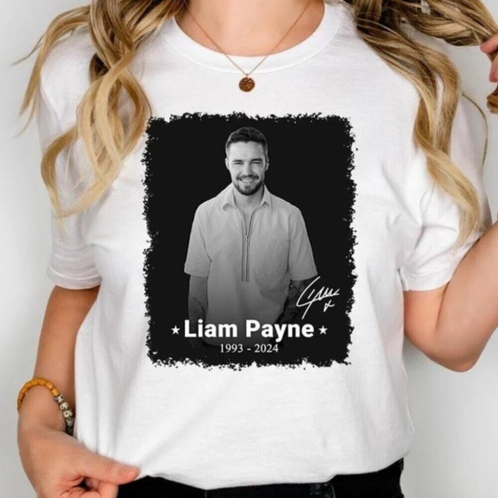 Liam Payne Graphic Memorial Tee Thanks For The Memory Music Fan T-Shirt  73